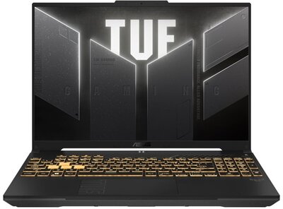 Asus TUF Gaming F16 FX607JV-QT212WP - 16" WQXGA, Core i7-13650HX, 16GB, 1TB SSD, nVidia GeForce RTX4060 8GB, Microsoft Windows 11 Professional - Mecha szürke Gamer Laptop 3 év garanciával