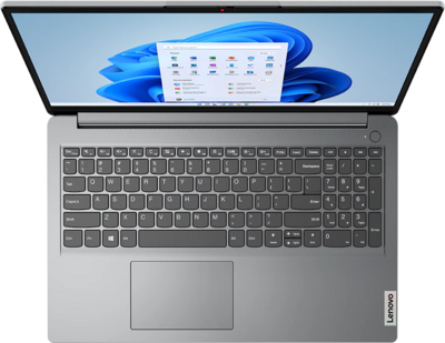 Lenovo IdeaPad 1 - 15.6" FullHD, Celeron-N4500, 4GB, 128GB SSD, DOS - Felhő szürke Laptop