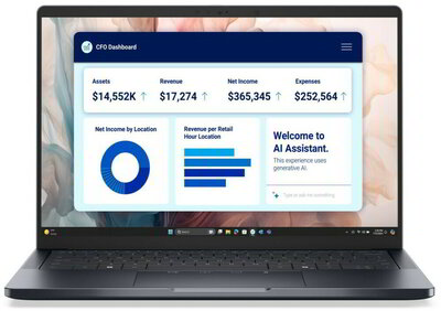 Dell Pro 14 Plus BTO207PA14250EMEAUBU - 14" WUXGA, Core Ultra 7-268V, 32GB, 512GB SSD, DOS - Fekete Üzleti Laptop 3 év garanciával