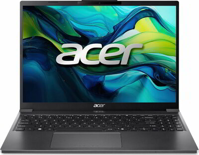Acer Aspire 16 AI (A16-52M-515Y) - 16" WUXGA+ OLED,Core Ultra 5-226V, 16GB, 1TB SSD, Microsoft Windows 11 Home - Acélszürke Laptop 3 év garanciával