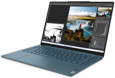 Lenovo Yoga 7 2 in 1 83JR006AHV - 14" WUXGA OLED Touch, AMD Ryzen™ AI 5 340 , 16GB, 512GB SSD, Microsoft Windows 11 Home - Zöldeskék Átalakítható Laptop 3 év garanciával