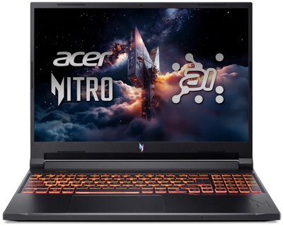 Acer Nitro V ANV16-42-R17V NH.U1HEU.007 - 16" WUXGA, Ryzen 7-260, 16GB, 1TB SSD, nVidia GeForce RTX 5050 8GB, DOS - Fekete Gamer Laptop 3 év garanciával