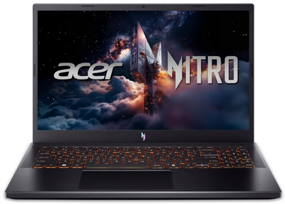 Acer Nitro V ANV15-52-94FQ - 15.6" FullHD, Core i9-13900H, 32GB, 1TB SSD, nVidia GeForce RTX 5060 8GB, DOS - Fekete Gamer Laptop 3 év garanciával