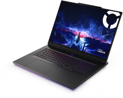 Lenovo Legion 9 83EY002XHV - 18" WQUXGA, Core Ultra 9-275HX, 64GB, 2TB SSD, nVidia GeForce RTX 5090 24GB, Microsoft Windows 11 Professional - Fekete Gamer Laptop 3 év garanciával