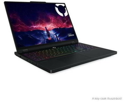 Lenovo Legion Pro 5 83F2001BHV - 16.0" WQXGA, AMD Ryzen 9 9955HX , 32GB, 1TB SSD, nVidia GeForce RTX 5060 8GB, DOS - Fekete Gamer Laptop 3 év garanciával