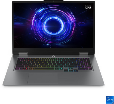 Lenovo LOQ 17 83JH00E4HV - 17.3" FullHD, Core i7-13650HX, 16GB, 1TB SSD, nVidia GeForce RTX 5050 8GB, DOS - Szürke Gamer Laptop 3 év garanciával