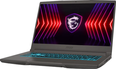 MSI Thin 15 B13VE 9S7-16R831-3485 - 15,6" FullHD, Core i5-13420H, 16GB, 512GB SSD, nVidia GeForce RTX 4050 6GB, DOS - Szürke Gamer Laptop 3 év garanciával