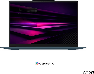 Lenovo Yoga Slim 7 83QS002AHV - 14" WUXGA, Ryzen AI 5-430, 16GB, 512GB SSD, Microsoft Windows 11 Home - Zöldeskék Laptop 3 év garanciával