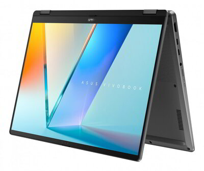 Asus VivoBook S 14 Flip TP3407AA-SG035W - 14" WUXGA Touch , Core Ultra 7-355, 16GB, 512GB SSD, Microsoft Windows 11 Home - Szürke Átalakítható Laptop