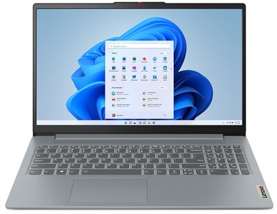 Lenovo IdeaPad Slim 3 82XM01BDHV - 15.6" FullHD, Ryzen 7-5825U, 8GB, 512GB SSD, DOS - Szürke Laptop 3 év garanciával