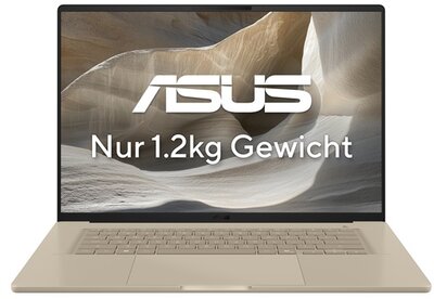 Asus ZenBook 14 UX3607OA-SQ106W - 16" 3K, Snapdragon X2 Elite Extreme - X2E94100, 24GB, 512GB SSD, Microsoft Windows 11 Home - Bézs Ultrabook 3 év garanciával