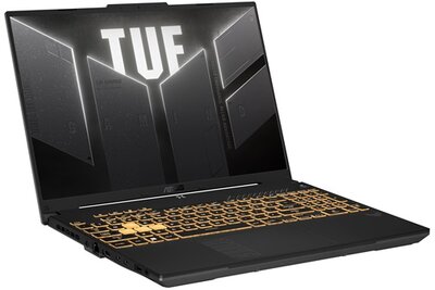 Asus TUF Gaming F16 FX607VJR-TU295 - 16" WUXGA, Core 5-205H, 16GB, 512GB SSD, nVidia GeForce RTX3050 6GB, DOS - Mecha szürke Gamer Laptop 3 év garanciával