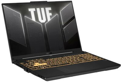 Asus TUF Gaming F16 FX607VJR-OC069 - 16" WUXGA, Core 5-205H, 16GB, 512GB SSD, nVidia GeForce RTX3050 6GB, DOS - Mecha szürke Gamer Laptop 3 év