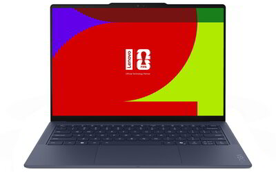 Lenovo Yoga Slim 7 83QK003FHV - 14" 2.8K Touch, Intel Core Ultra X7 358H, 32GB, 1TB SSD, Microsoft Windows 11 Home - Kék Laptop Tápegység nélkül 3 év garanciával