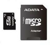 ADATA Memóriakártya MicroSDHC 8GB + Adapter CLASS 4