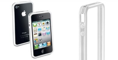 Cellularline Tok, mobiltelefonhoz, bumper, iPhone 5, fehér