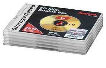 Hama CD-R lemez dupla Slim tok Box 5x2 db
