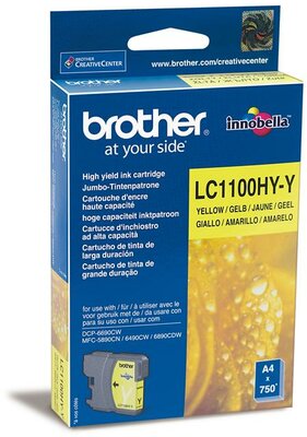 Brother LC1100HY-Y Sárga Tintapatron