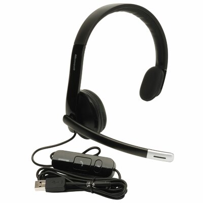 Microsoft LifeChat LX-4000 Headset Fekete