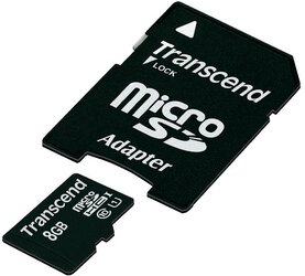 Transcend 8GB MicroSDHC Class10 U1