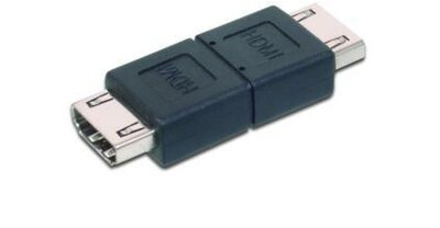 Assmann HDMI F - HDMI F Adapter Fekete