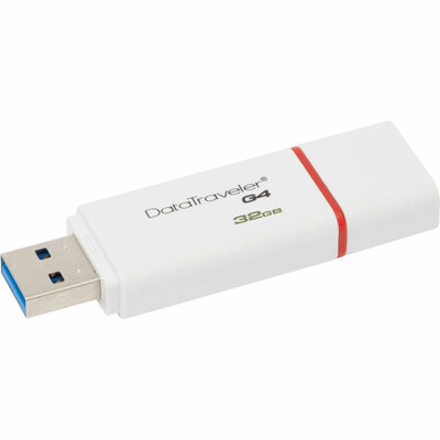 Kingston 32GB Data Traveler G4 USB3.0 pendrive - Piros-Fehér