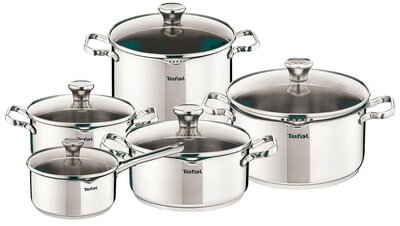 Tefal Duetto 10 darabos edénykészlet - Ezüst (A705SC84)