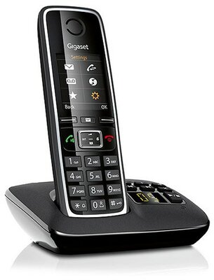 Gigaset ECO DECT Telefon C530A fekete, üzenetrögzítő