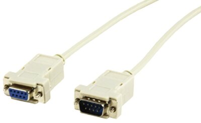 Delock 84016 Cable RS-232 serial Sub-D9 male / female 5 m