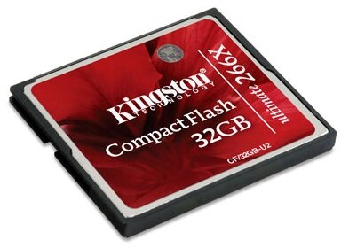 Kingston 32GB Compact Flash Ultimate 266x (CF/32GB-U2) memória kártya