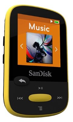 Sandisk Clip Sport 8GB MP3 lejátszó Sárga