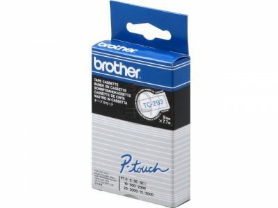 Brother Festékszalag TC293 P-Touch, 9mm fehér alapon kék 