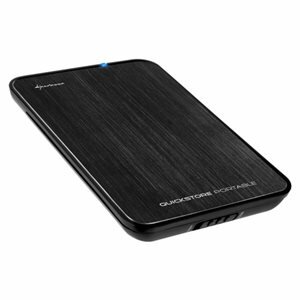 Sharkoon QuickStore Portable USB 3.0 fekete külső merevlemez ház