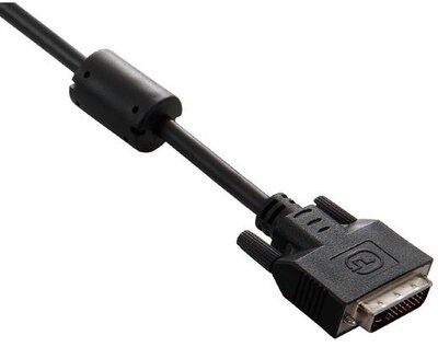 V7 DVI Dual Link kábel 2m Fekete