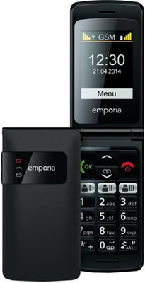 Emporia Flip Basic F220 Mobiltelefon - Fekete
