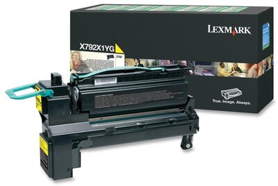 Lexmark X792X1YG Visszajuttatási toner Sárga