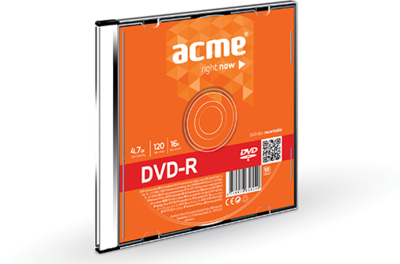 Acme DVD-R lemez Slim tok
