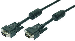 Logilink VGA kábel, 2x Ferrit HQ, 5m