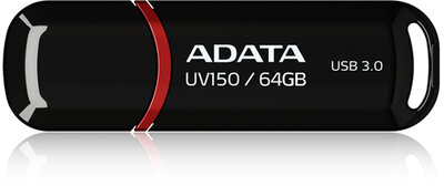 A-data 64GB UV150 USB 3.0 pendrive - Fekete/Piros