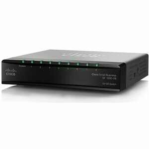 Cisco SF100D-08 8port 10/100Mbps LAN nem menedzselhető asztali Switch