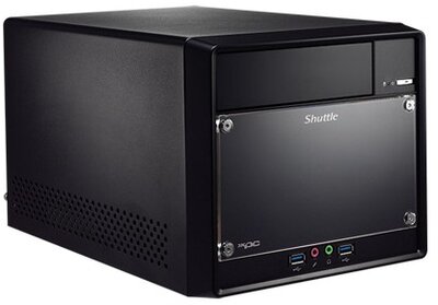 Shuttle XPC Cube SH110R4 Mini PC - Fekete