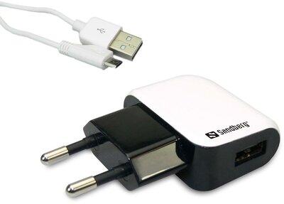 Sandberg hálózati töltő, Micro USB 1A