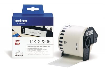 Brother DK-22205 62 mm Papír szalag - Fehér