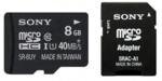 Sony 8GB SR-UY3A microSDHC UHS-I memóriakártya + SD adapter