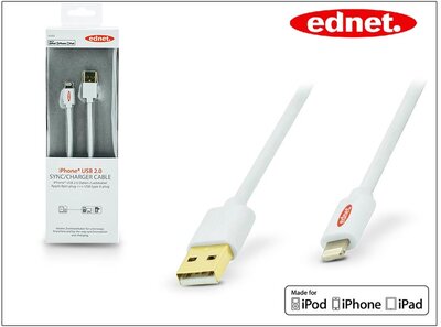 Apple Univerzális USB töltő- és adatkábel Lightning - Fehér