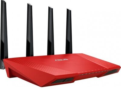Asus RT-AC87U AC2400 Dual-band Gigabit Router - Piros