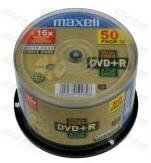 MAXELL DVD lemez +R 4.7GB 50db/Henger 16x