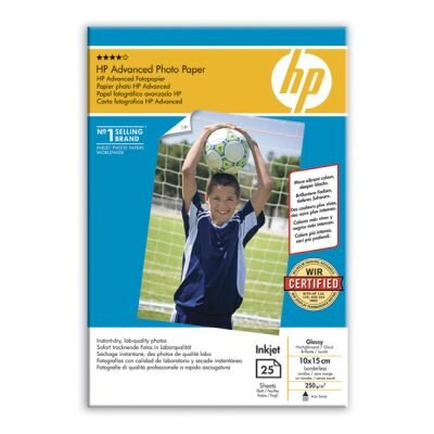 hp advanced prem. plus ph. paper (gl) 10x15, 250g 25 lap