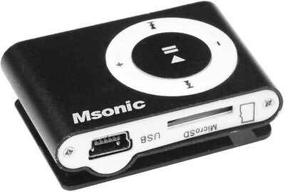 Msonic MM3610K mp3 lejátszó - Fekete (Belső memória nélkül)