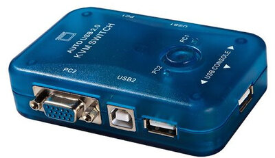 M-CAB KVM0818, 2 portos KVM switch VGA, USB csatlakozóval